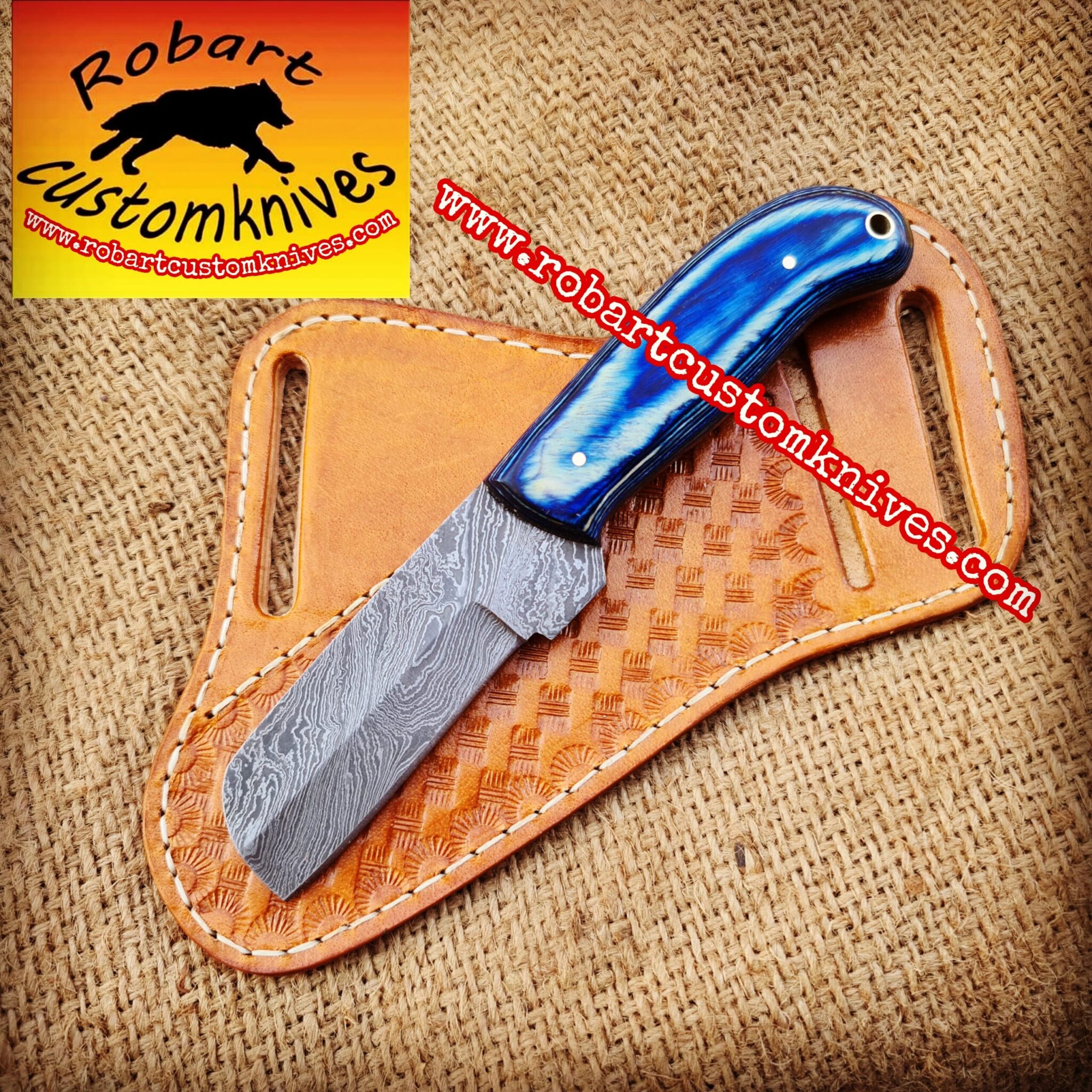 IMG_20210301_194841_944 Custom Handmade Damascus Steel Bull Cutter Knife - Image 1