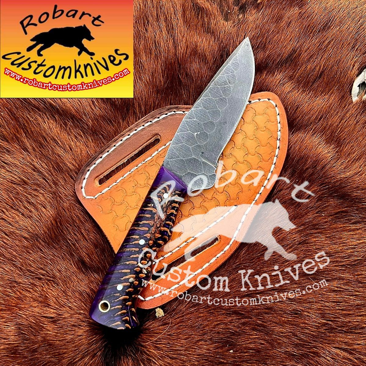 Picsart_24-12-16_22-38-17-697 Custom Handmade 1095 Steel Skinner Knife - Image 1